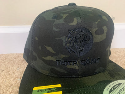 Snap Back Hat | Black Camo Hat | Tony life