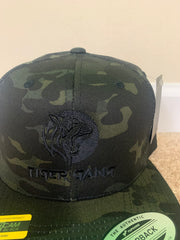 Snap Back Hat | Black Camo Hat | Tony life