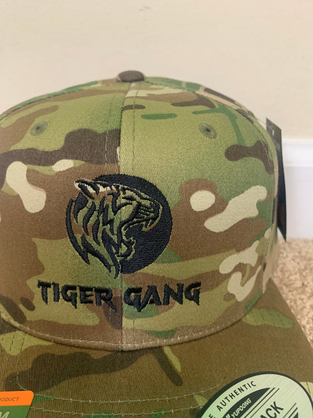 Snap Back Camo Hat | Snap Back Hat | Tiger Camo Hat | Tony life