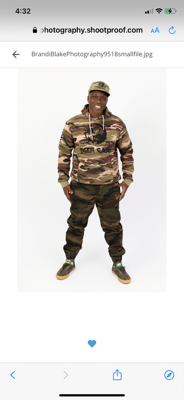 The Military camouflage hoodie edition