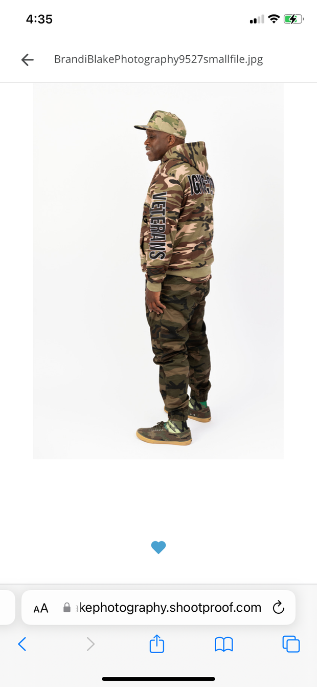 The Military camouflage hoodie edition