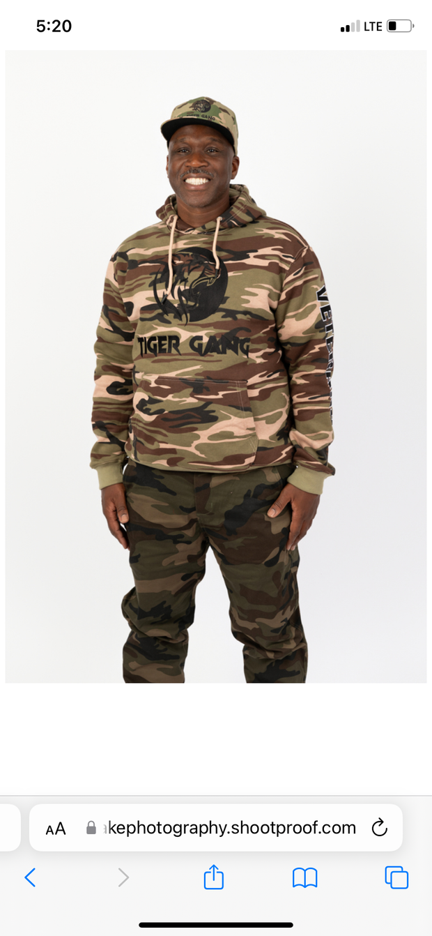 The Military camouflage hoodie edition