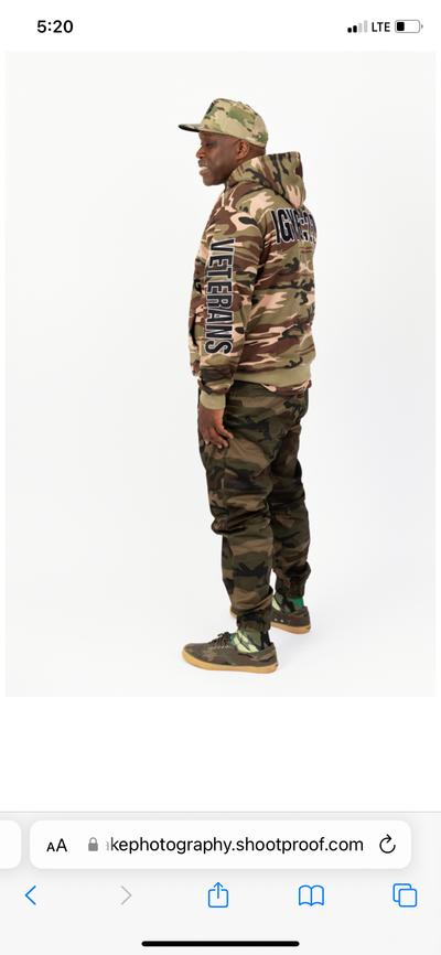 The Military camouflage hoodie edition