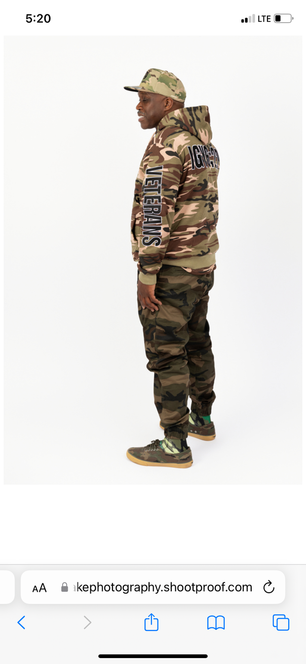 The Military camouflage hoodie edition